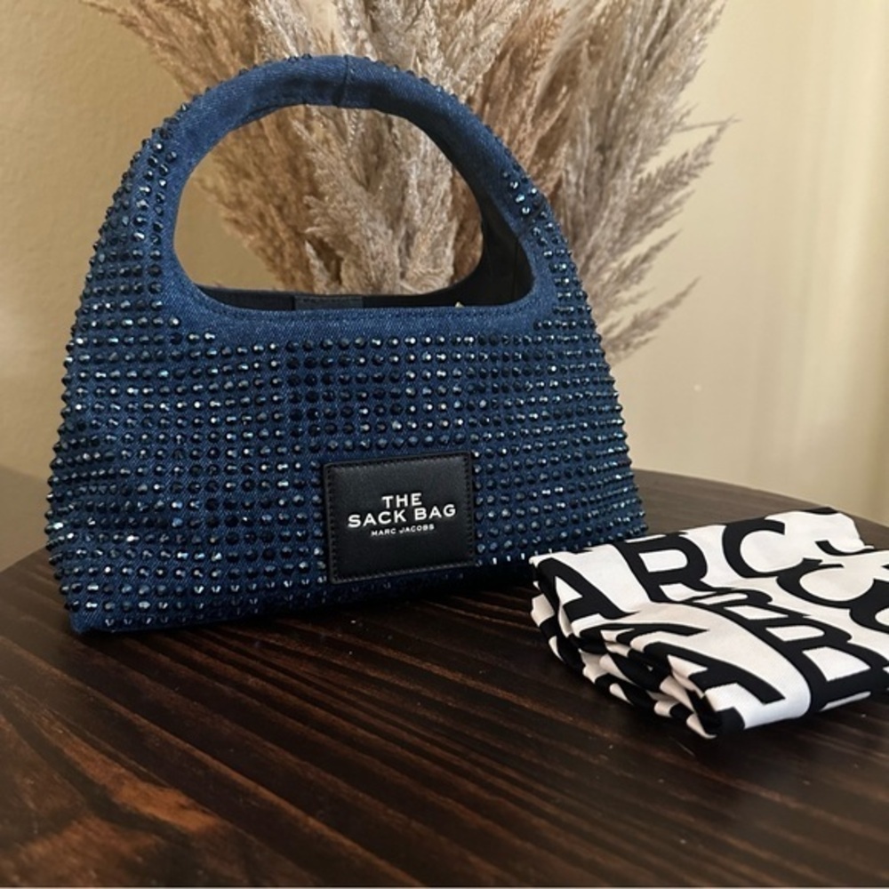 Marc Jacobs Blue Crystal Mini Bag